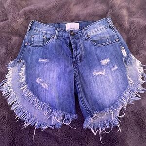 One teaspoon denim shorts